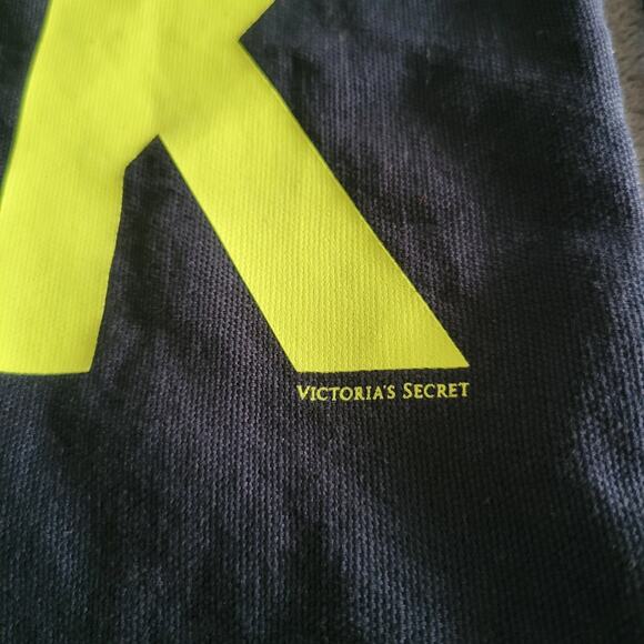 Vintage 2012 PINK by Victoria’s Secret LOVE PINK Canvas Backpack Drawstring - Picture 4 of 8